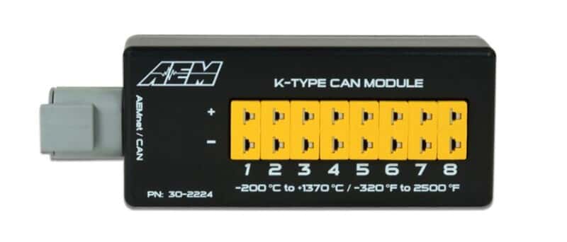 AEM — AEM 8 Channel K-Type Thermocouple EGT CAN Module
8 Channel CAN EGT - view 10