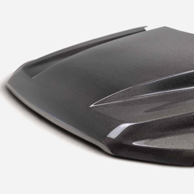Anderson Composites — Anderson Composites 21-24 Ford F-150 Type-CJ Carbon Fiber Hood - view 6