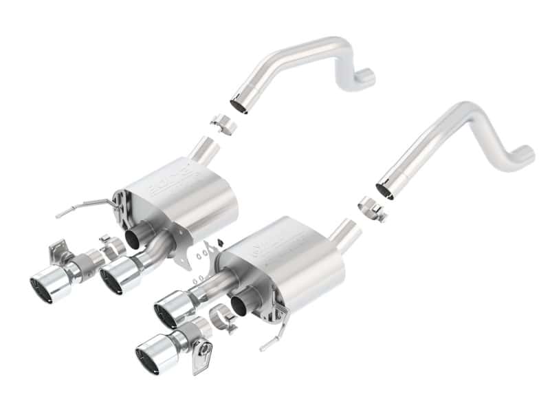 Borla — Borla 15 Chevy Corvette C7 ZO6 6.2L w/o AFM w/ NPP ATAK Quad RD RL IC Tips Center Rear Exit Exhaust
Axle-Back System
ExhstSysKt - view 1