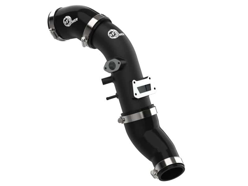 aFe — aFe 19-22 Hyundai Veloster N L4 2.0L (t) BladeRunner 2-3/4in Aluminum Cold Charge Pipe - Black
Cold Charge Pipe - view 1