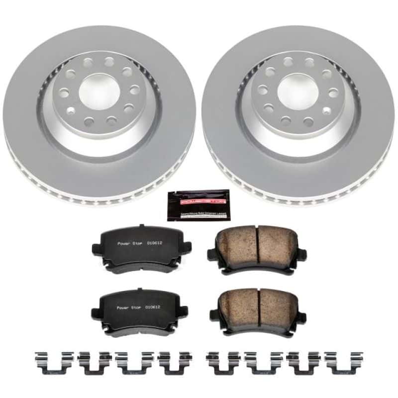 PowerStop — Power Stop 09-17 Volkswagen CC Rear Z23 Evolution Sport Coated Brake Kit - view 1