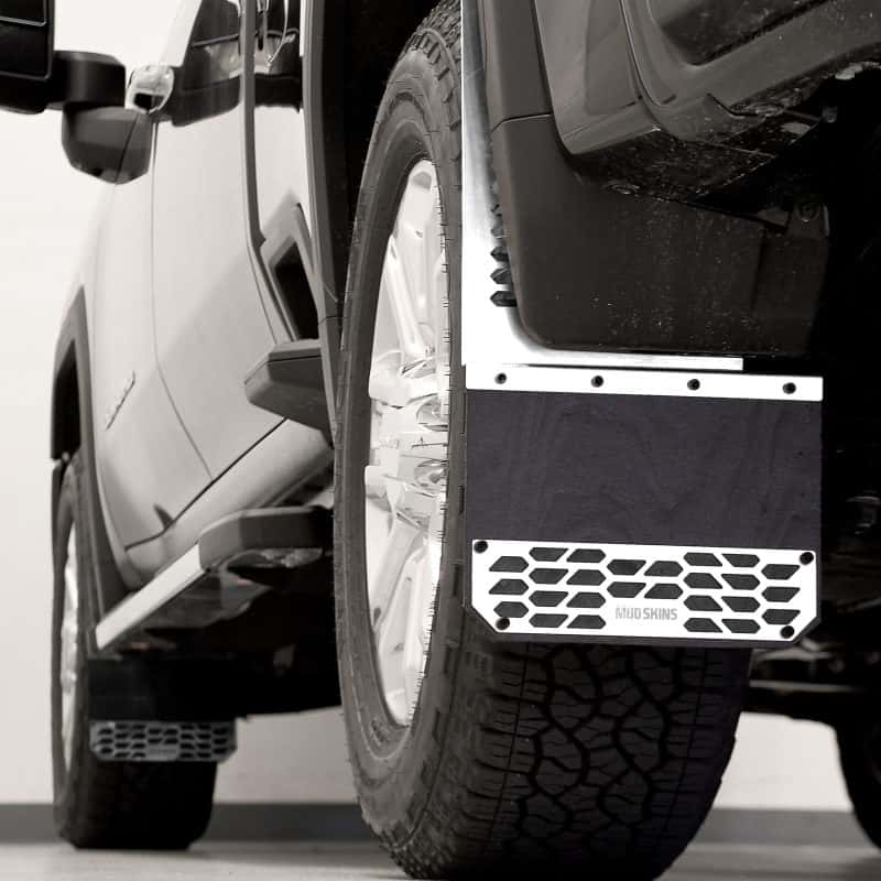 Putco — Putco 2020 Chevy Silv/Sierra HD - (Front/Rear) - Set of 2 Mud Skins - Polished SS w/ Hex Shield
Mud Flap - view 2