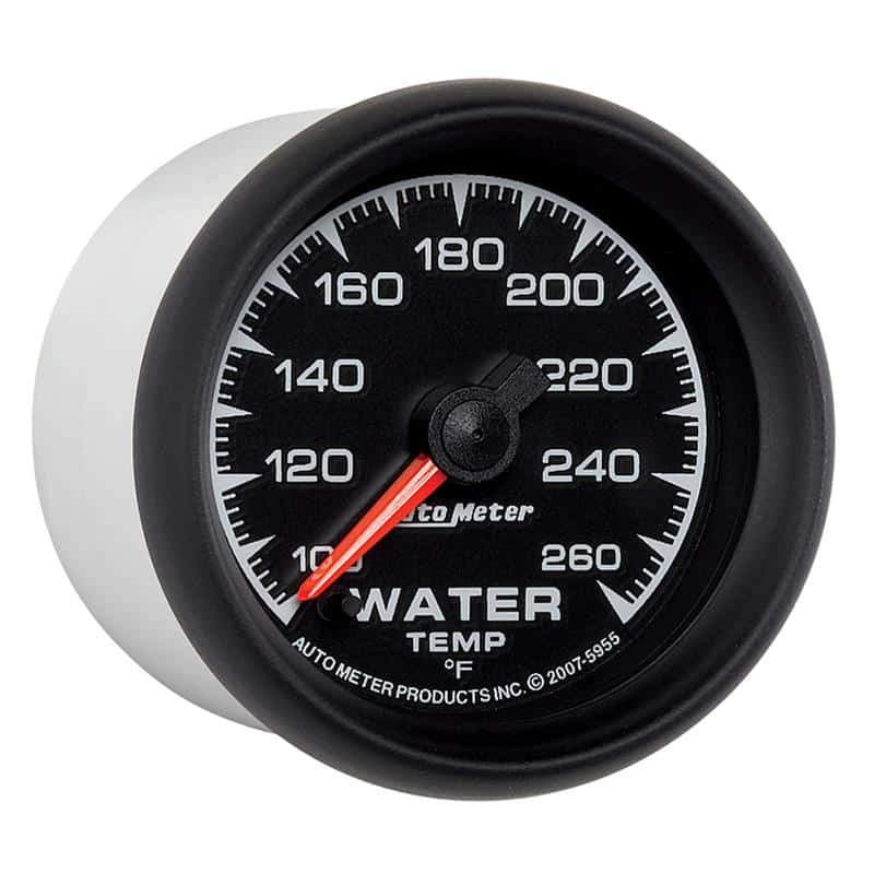 AutoMeter — Autometer ES 52.4mm 100-260 deg. F Water Temperature Gauge
GA 2" WTMP 260F S ES - view 4