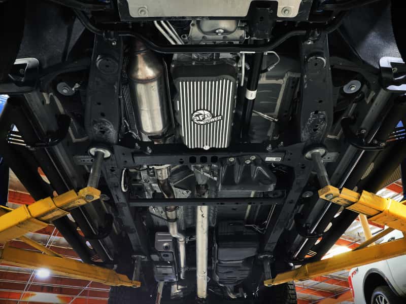 aFe — aFe 20-26 GM Trucks L6 3.0L Transmission Pan - Black w/ Machined Fins
Transmission Pan - view 7