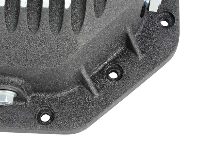 aFe — AFE Rear Differential Cover (Black Machined; Pro Series); Dodge/RAM 94-14 Corporate 9.25 (12-Bolt)
Differential Cover - view 3