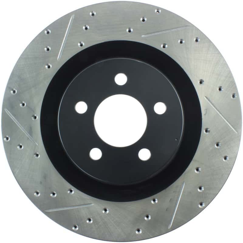 Stoptech — StopTech SportStop 06-09 Chrysler SRT-8 Front Right Drilled & Slotted Rotor
Slot/Drill Rotor - view 1