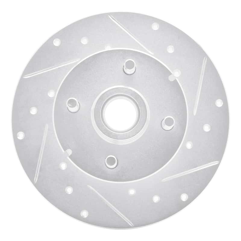 R1 Concepts — R1 1978-1987 Chevrolet CHEVETTE Front Right Drilled & Slotted Silver Brake Rotor
R1 Brake Rotor Drill - view 1