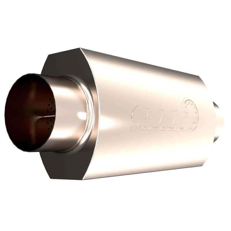 QTP — QTP 4in Weld-On 304SS AR3 Muffler - view 2
