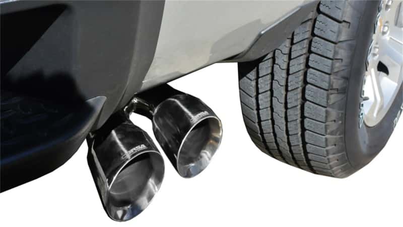 CORSA Performance — Corsa 14-19 GMC Sierra/Chevy Silv 1500 Crew Cab/Short Bed 5.3L V8 Polished Sport Single Side CB Exh
Exhaust - view 4