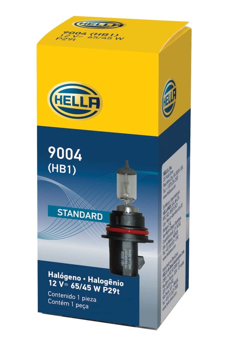Hella — Hella Bulb 9004/HB1 12V 65/45W P29T T4.6
9004 Halogen Bulb - view 7