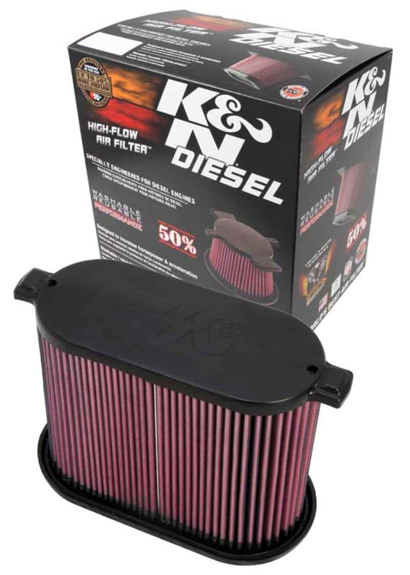 K&N Engineering — K&N 08-10 Ford F250 Super Duty 6.4L Drop In Air Filter
Replacement Air Filt
Air Filter - view 3