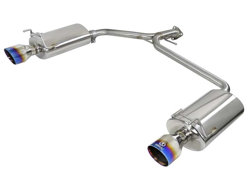 aFe — aFe Takeda 2.25-1.75in 304 SS Axle-Back Exh w/Blue Flame Tips 13-17 Honda Accord Sport Sedan I4-2.4L
Axle-Back Exhaust - view 1