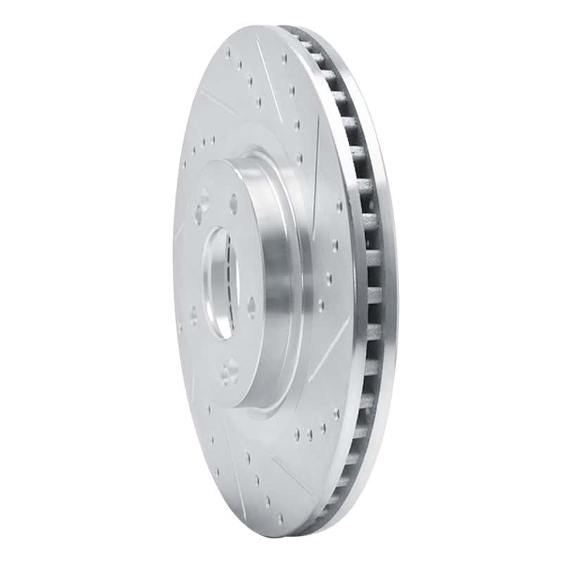 R1 Concepts — R1 13-20 Hyundai SANTA FE Front Right Drilled & Slotted Silver Brake Rotor
R1 Brake Rotor Drill - view 2