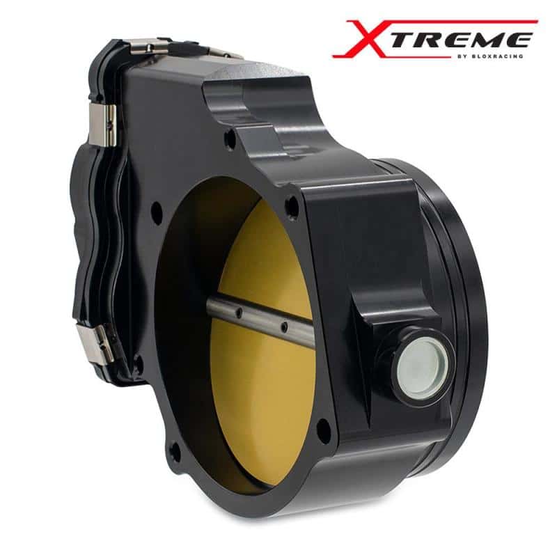BLOX Racing — BLOX Racing 2015+ Dodge Hellcat / Jeep Trackhawk 6.2L 105mm Electronic Billet Throttle Body - Black - view 3