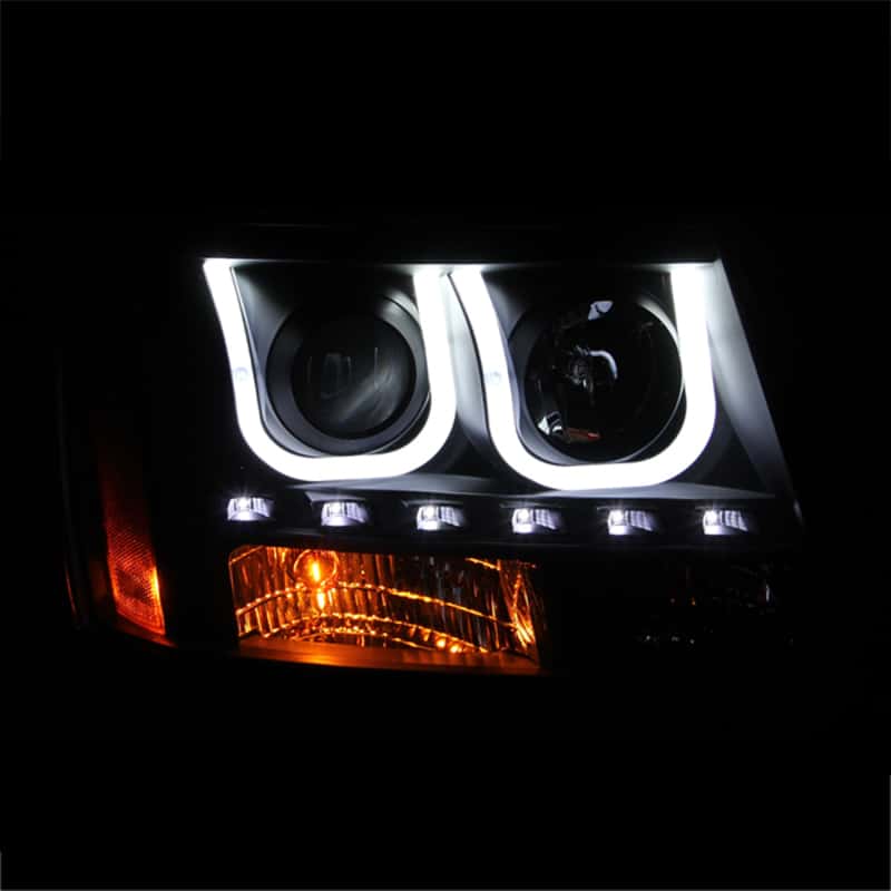 ANZO — ANZO 2007-2013 Chevrolet Avalanche Projector Headlights w/ U-Bar Black
Head Light Set
HdLtSet - view 4