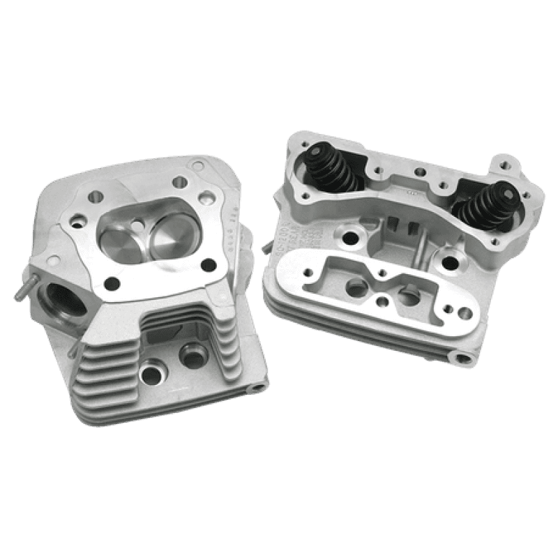 S&S Cycle — S&S Cycle 84-99 BT Performance Replacement Low Compression 82cc Cylinder Heads - Natural - view 2