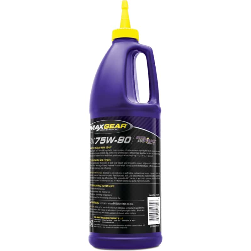 Royal Purple — Royal Purple Max Gear Synthetic 75W90 Gear Oil - 1 Quart
Synthetic Gear Lube - view 2