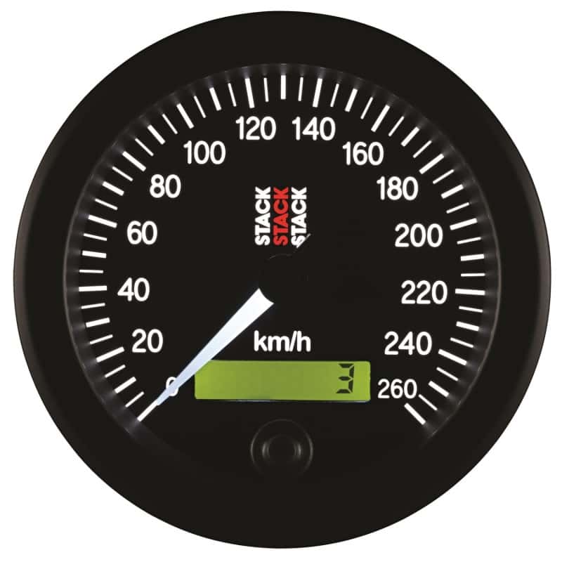 AutoMeter — Autometer Stack 88mm 0-260 KM/H Electronic Speedometer - Black
Spd Elec Blk 260km/h - view 4