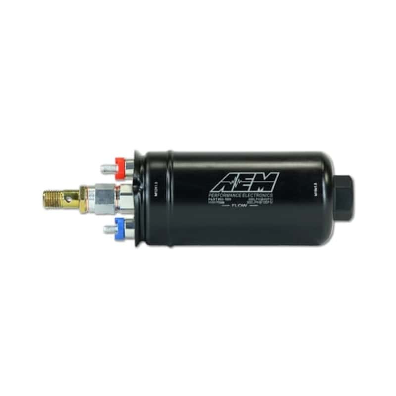 AEM — AEM 400LPH High Pressure Inline Fuel Pump - M18x1.5 Female Inlet to M12x1.5 Male Outlet
Inline Hi Flow Fuel
400LPH (Metric - view 2