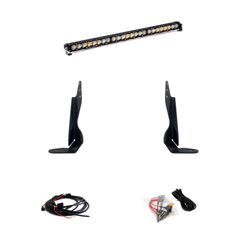 Baja Designs — Baja Designs 2020+ GMC 2500/3500 30in Grille LED Light Bar Kit S8 Driving Combo - view 3