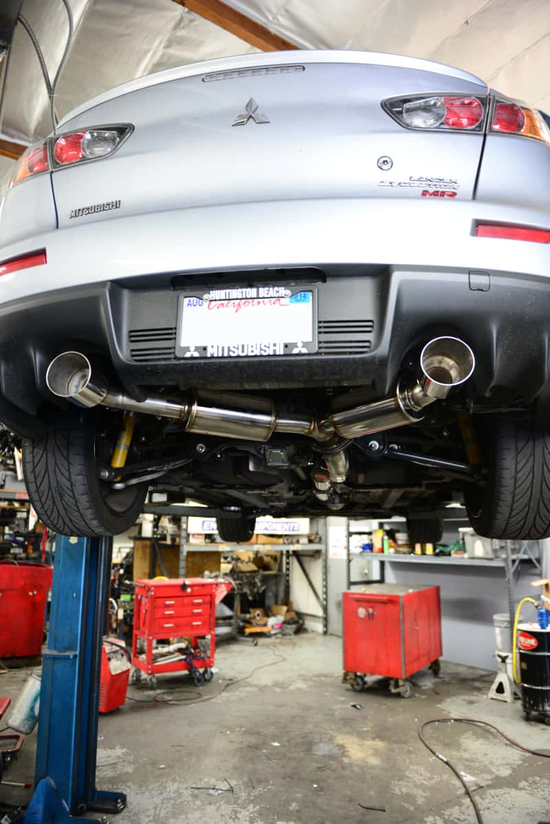 MXP — MXP 08-14 Mitsubishi Evolution 10 SUS401 Comp RS Exhaust System - view 1