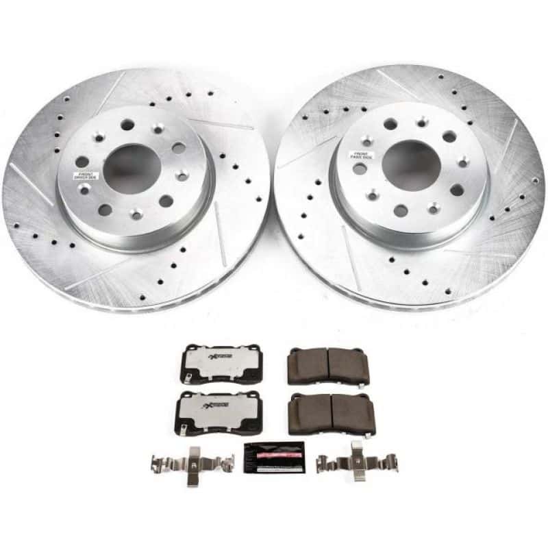 PowerStop — Power Stop 16-18 Cadillac CT6 Front Z26 Street Warrior Brake Kit - view 1