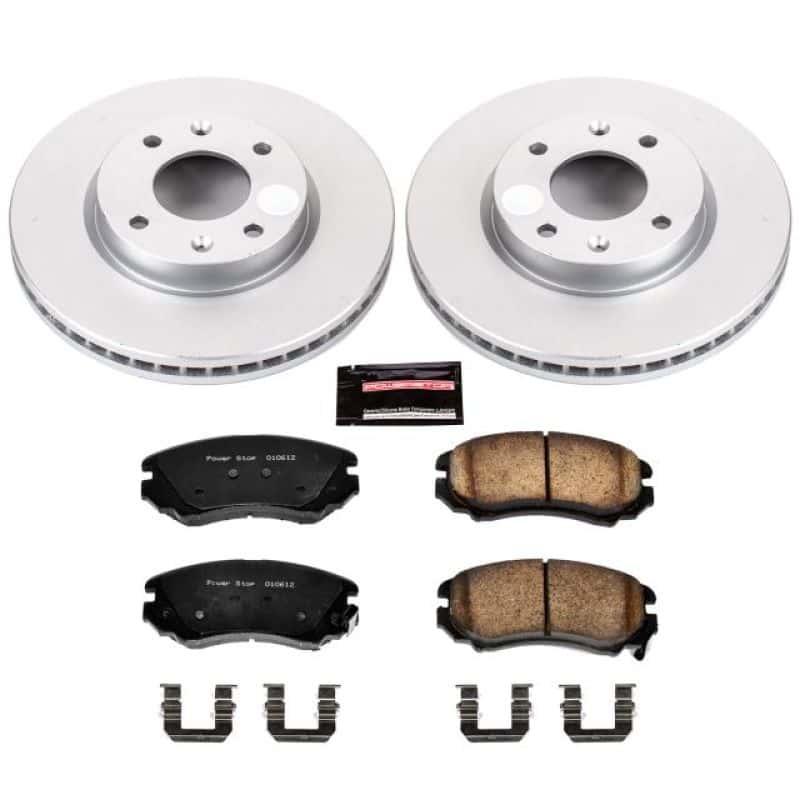 PowerStop — Power Stop 03-05 Hyundai Sonata Front Z17 Evolution Geomet Coated Brake Kit - view 1