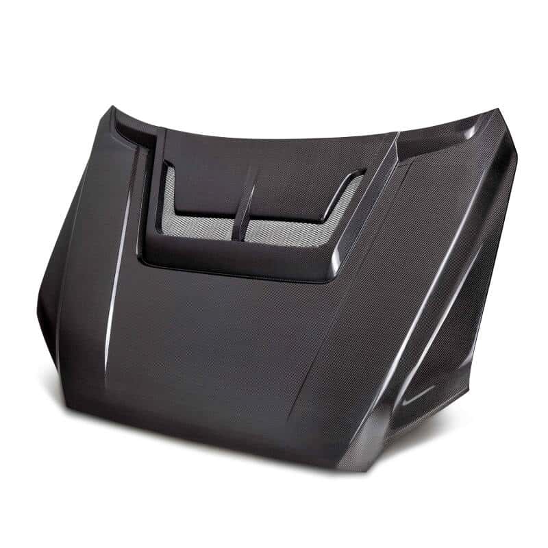 Seibon — Seibon 22-24 Toyota Tundra / 23-24 Toyota Sequoia RR-Style Carbon Fiber Hood - view 1