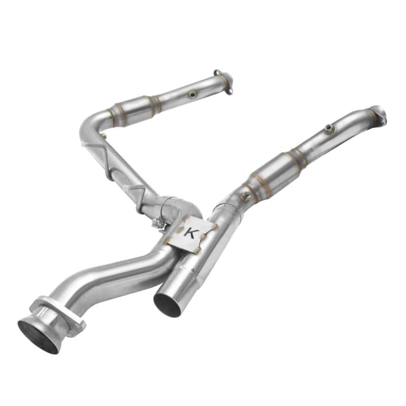 Kooks Headers — Kooks 17-19 Ford F150 Raptor EcoBoost 3.5L V6 3in Stainless GREEN Catted Turbo Down Pipes
3in. Downpipes
3" Downpipes - view 2