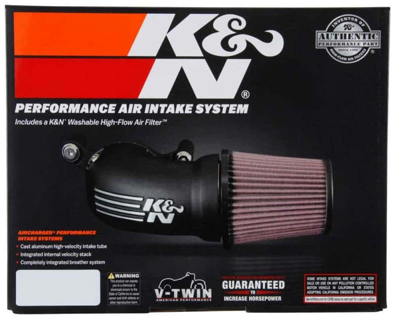K&N Engineering — K&N 17-18 Harley-Davidson Touring Models Performance Air Intake System Silver
Performance Air Inta
Air Intake System - view 9