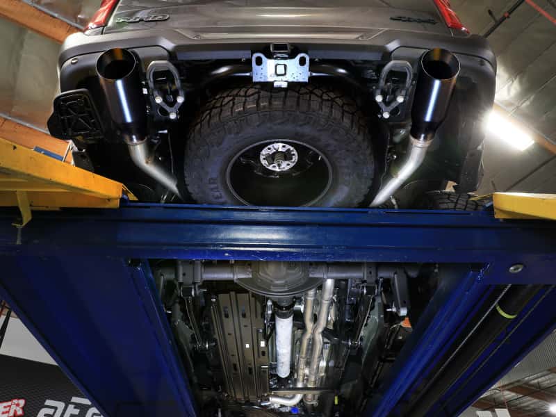 aFe — aFe 2025 Dodge RAM 1500 Vulcan Series 304 Stainless Steel Cat-Back Exhaust System w/ Black Tip
Cat-Back Exhaust - view 4