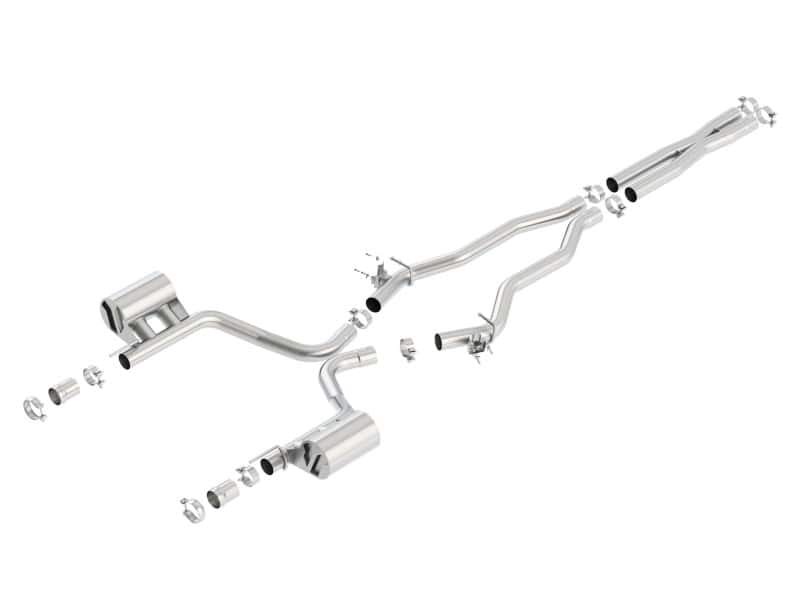 Borla — Borla 2015-2022 Charger SRT 392 / Scat Pack 6.4L Atak Catback Exhaust Single Split Rear Exit
Cat-Back System - view 1