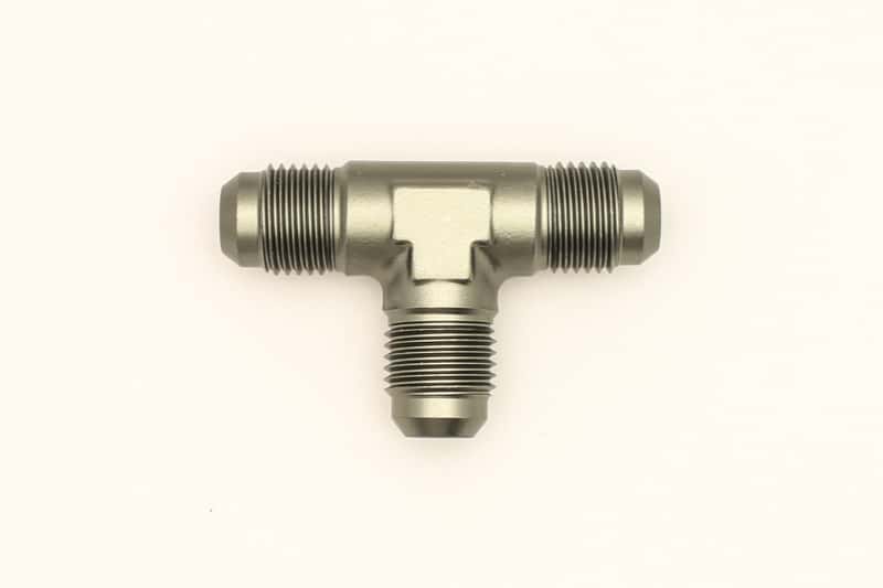 DeatschWerks — DeatschWerks 6AN Male Flare + 6AN Male Flare To 6AN Male Flare Tee Fitting - view 2