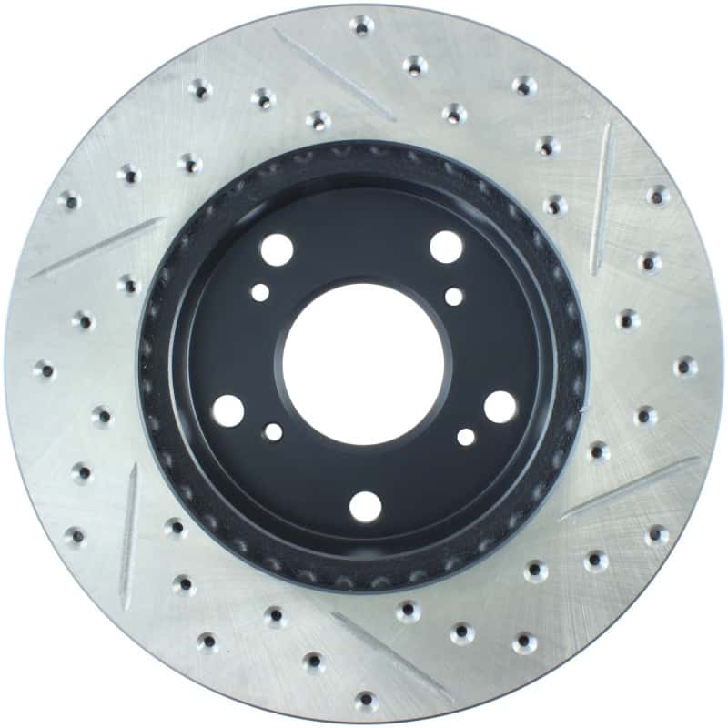 Stoptech — StopTech 02-06 Acura RSX Slotted & Drilled Right Front Rotor
Slot/Drill Rotor - view 2