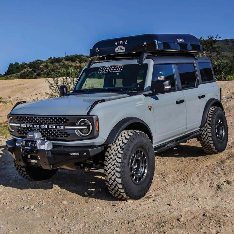 Westin — Westin 21-23 Ford Bronco 4dr (Excl. Bronco Sport) Rock Slider - Textured Black
Rock Sliders - view 9