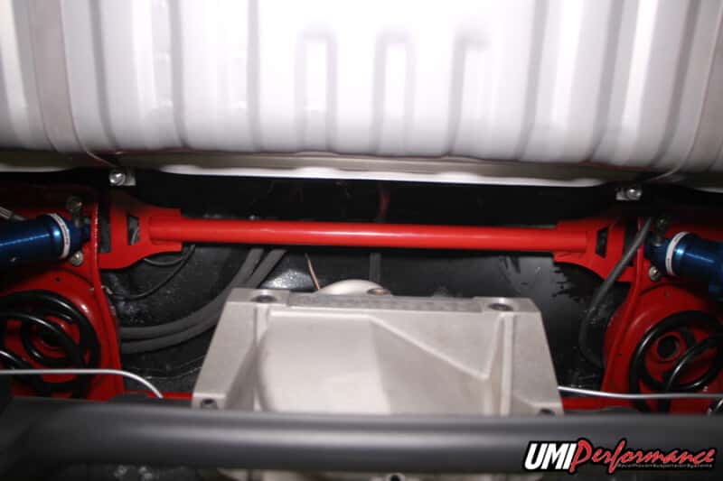 UMI Performance — UMI Performance 68-72 GM A-Body Rear Shock Tower Brace Bolt In
Rear Strut Bar - view 2