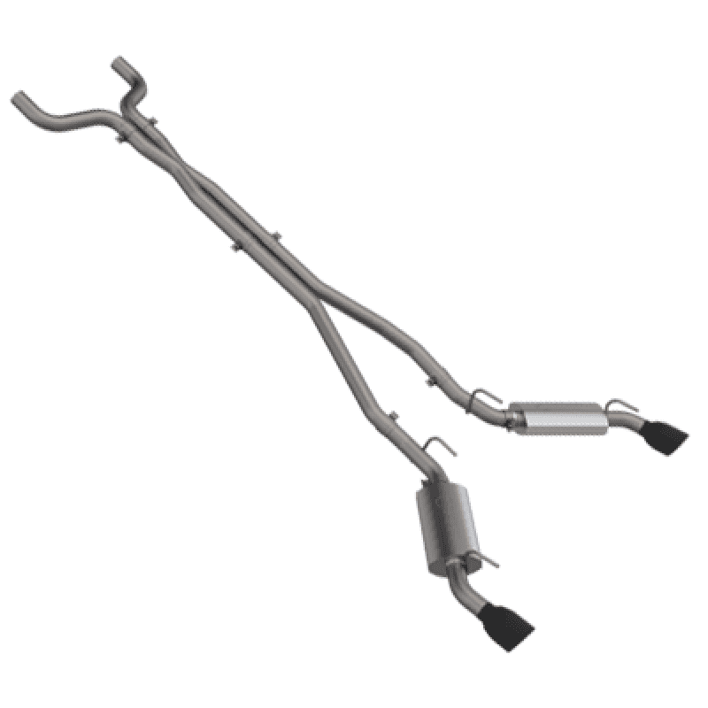 QTP — 2010-2013 Chevrolet Camaro SS 6.2L QTP AR3 Cat Back Black Tips
600111B
 - view 3