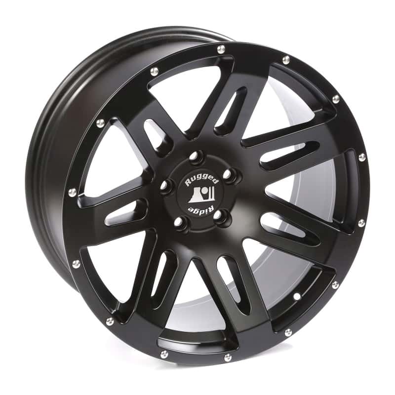 Rugged Ridge — Rugged Ridge XHD Wheel Satin Black 20in x 9 Inch JK/JL/JT
Wheel -Aluminum - view 1