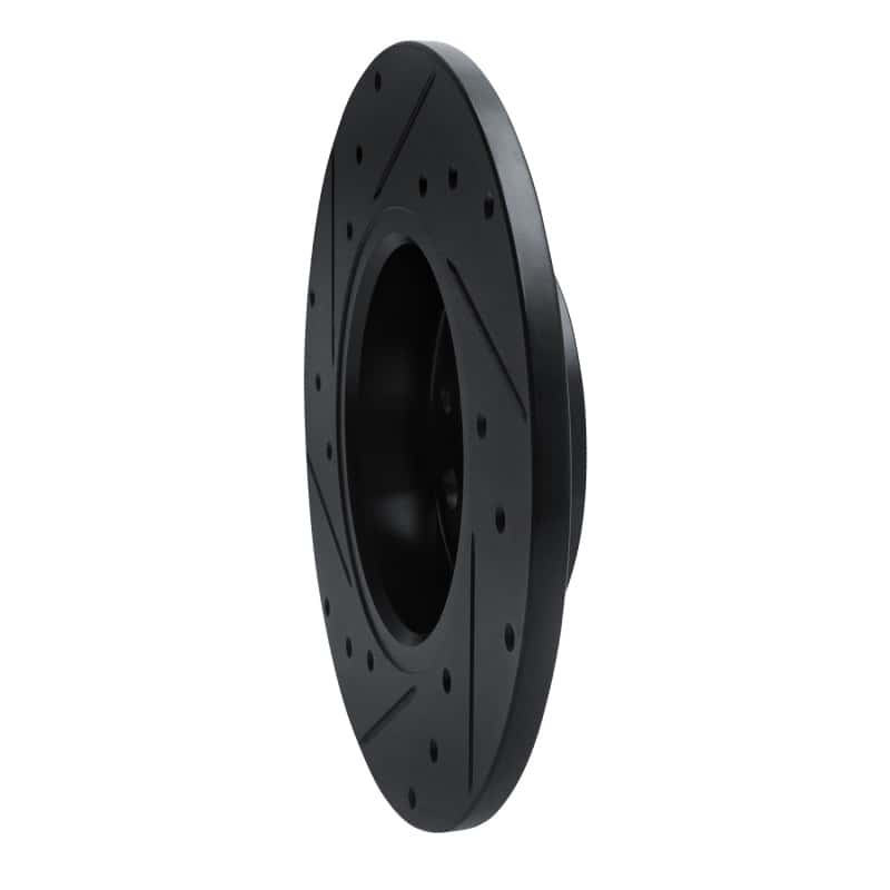 R1 Concepts — R1 15-25 Alfa Romeo Tonale Rear Right Drilled & Slotted Black Brake Rotor
R1 Brake Rotor Drill - view 4