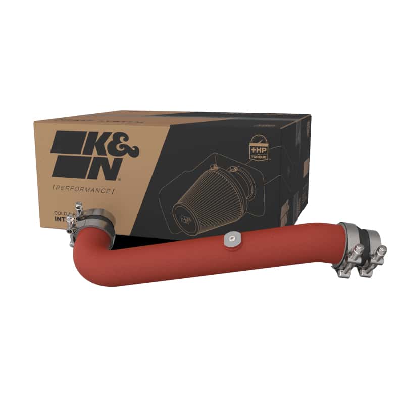 K&N Engineering — K&N 23-24 Toyota GR Corolla L3 1.6L Charge Pipe Kit - Wrinkle Red - view 6