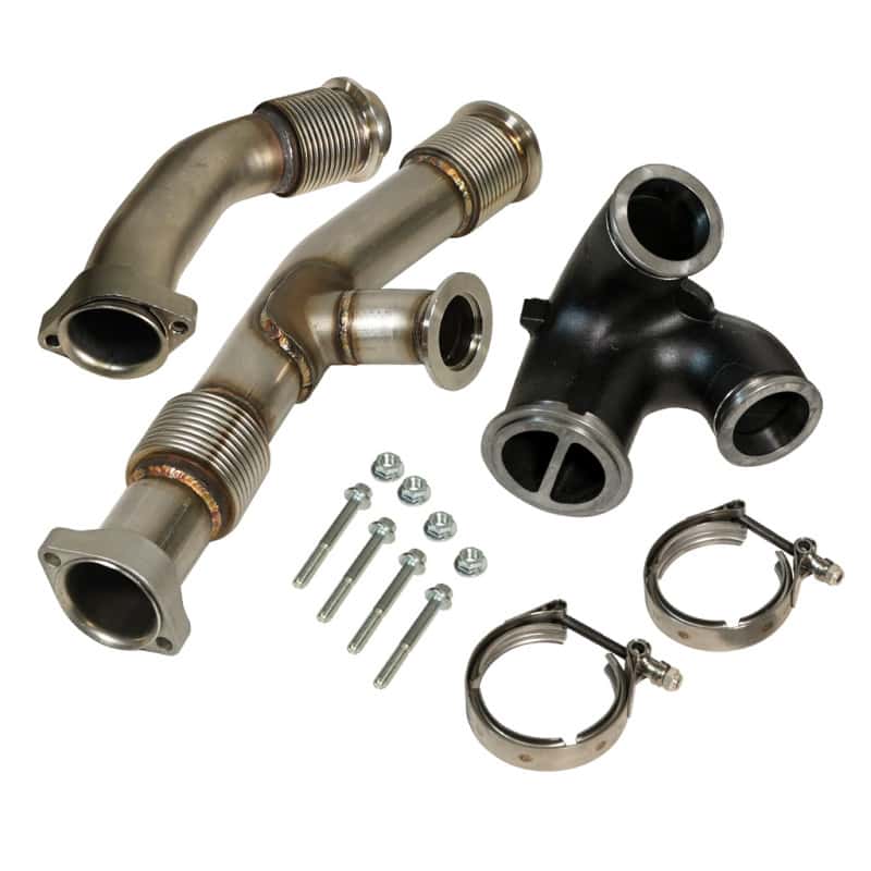 BD Diesel — BD Diesel UpPipe Kit - Ford 03-04.5 6.0L Powerstroke w/EGR Connector
UP-PIPES FORD 6.0L - view 1