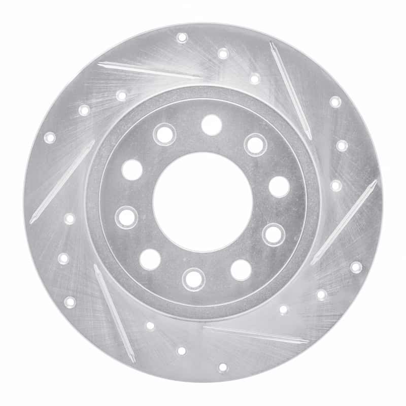 R1 Concepts — R1 13-16 Dodge DART Rear Right Drilled & Slotted Silver Brake Rotor
R1 Brake Rotor Drill - view 1