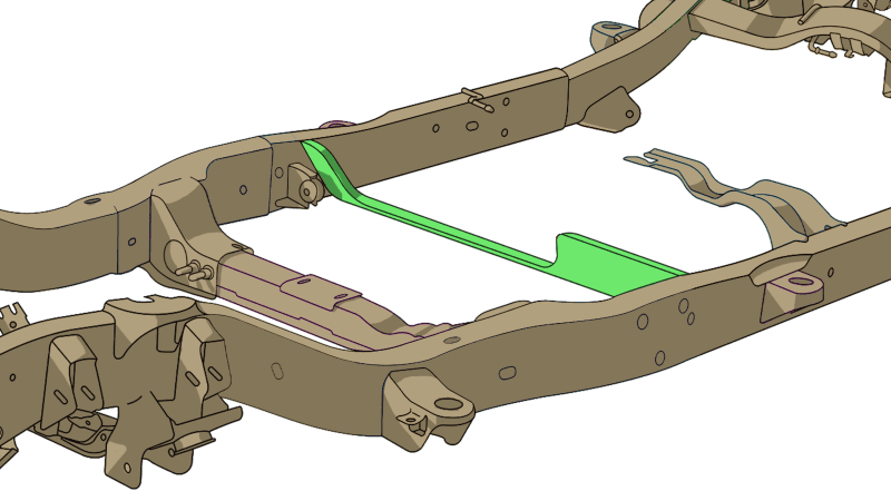 RustBuster — Rustbuster Front Frame Support Crossmember - view 2