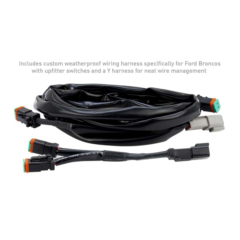 Borne Off-Road — Borne Off-Road 21+ Bronco Light Pods 4pc Ditch 3x3 Flood Upfit - view 8