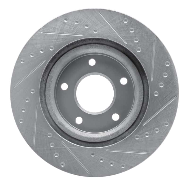 R1 Concepts — R1 07-25 Chrysler SEBRING Front Left Drilled & Slotted Silver Brake Rotor
R1 Brake Rotor Drill - view 5
