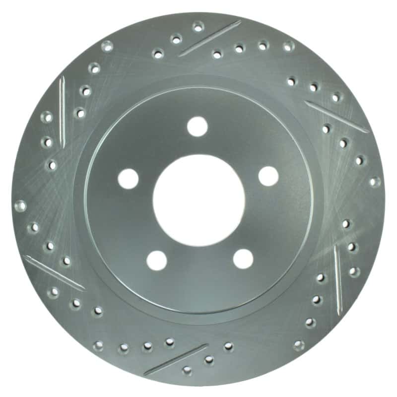 Stoptech — StopTech Select Sport 05-10 Ford Mustang GT Slotted and Drilled Rear Right Rotor
Drill/Slotted Rotor - view 1