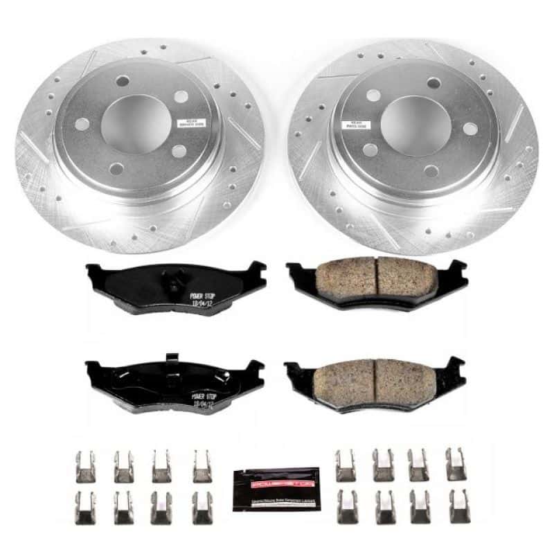 PowerStop — Power Stop 93-94 Chrysler Concorde Rear Z23 Evolution Sport Brake Kit - view 1