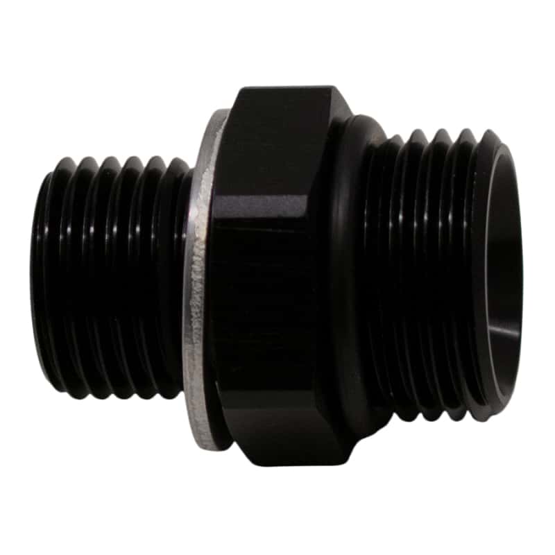 DeatschWerks — DeatschWerks 8AN ORB Male to M16 X 1.5 Metric Male (Incl O-Ring and Washer) - Anodized Matte Black
Lines & Fittings - view 1