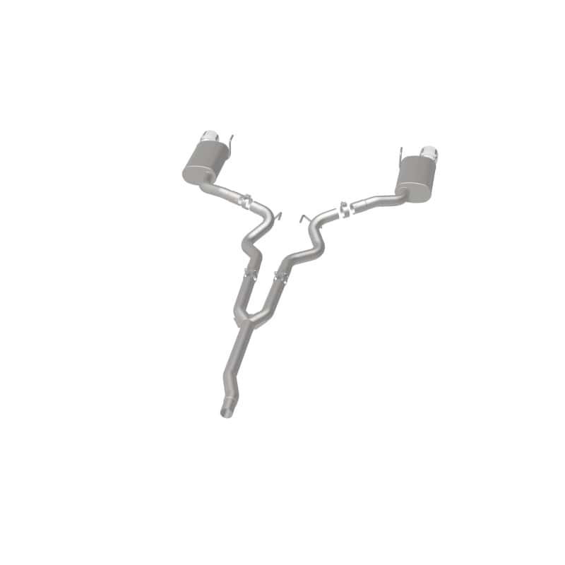 Magnaflow — MagnaFlow Cat Back, SS, 2.5in, Street, Dual Split Polished 4.5in Tips 2015 Ford Mustang Ecoboost
Cat-Back - view 13