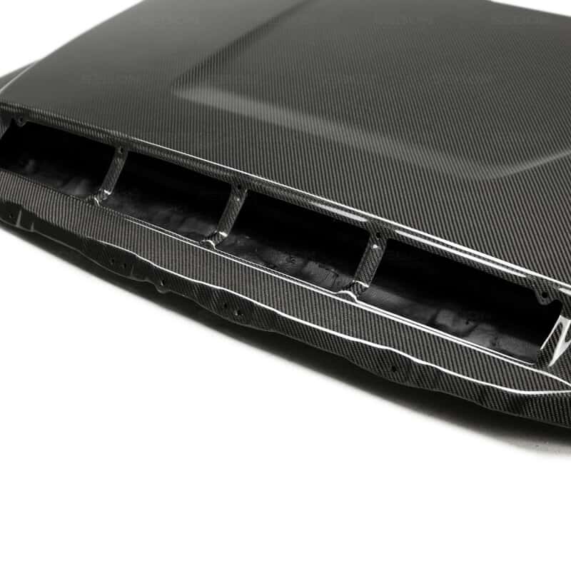 Seibon — Seibon 14-20 Toyota Tundra OEM Style Carbon Fiber Hood - view 4